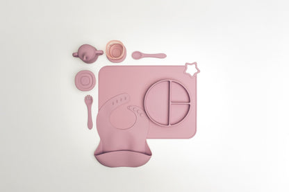 Vajilla de silicona para uso infantil 